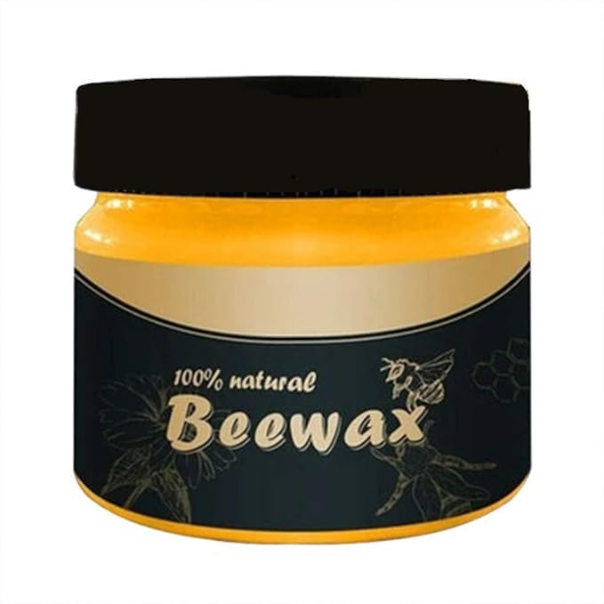 Beeswax for Wood Polisher, Natural Multipurpose Wood Polish Cleaner and Polisher for Wood Furniture, Floors, Tables, Cabinets