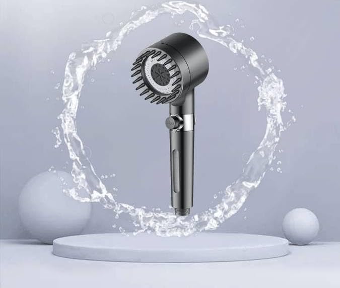 Multifunctional Shower Headset Internal Filter Water Purifier with Different Flow Systems and 360° Movable Head, Ergonomic Design Provides Luxurious Shower Experience at Home