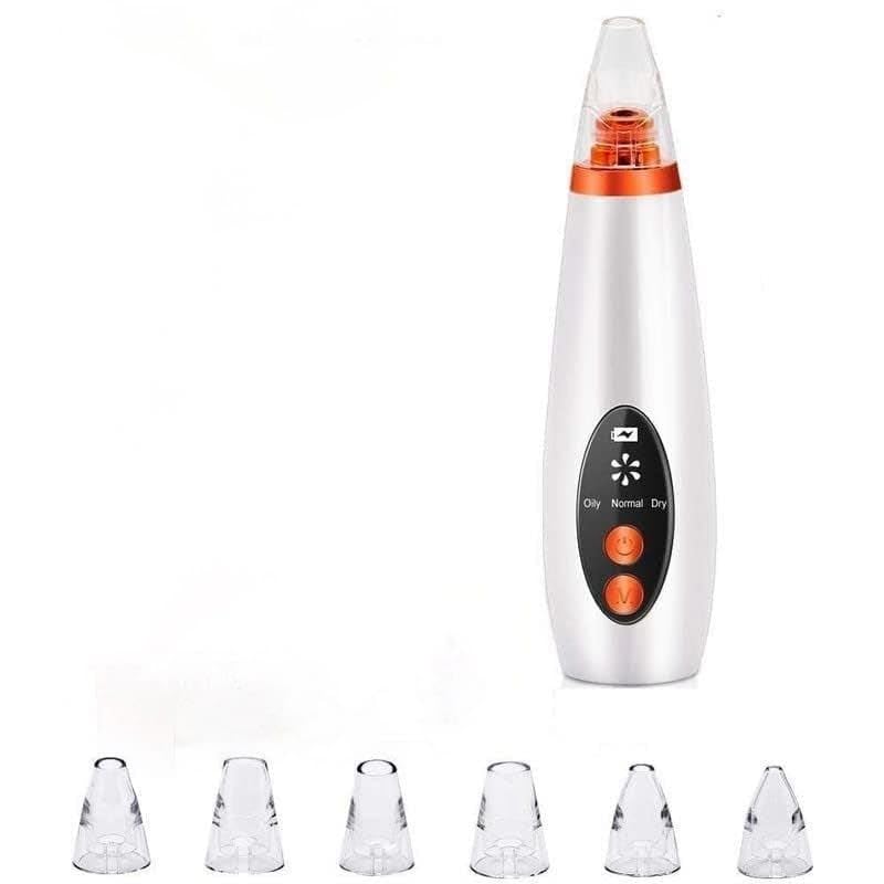 Multifunctional Blackhead Remover with 6 Heads and USB Charging