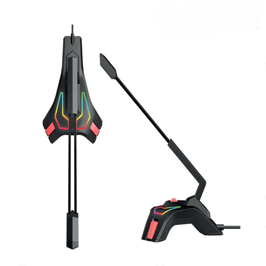 (1Pcs) USB Gaming Microphone with Omnidirectional Pickup Pattern | Model M019 | HIPER H-M019 USB Gaming Microphone Features Omnidirectional pickup | Durable construction | Easy