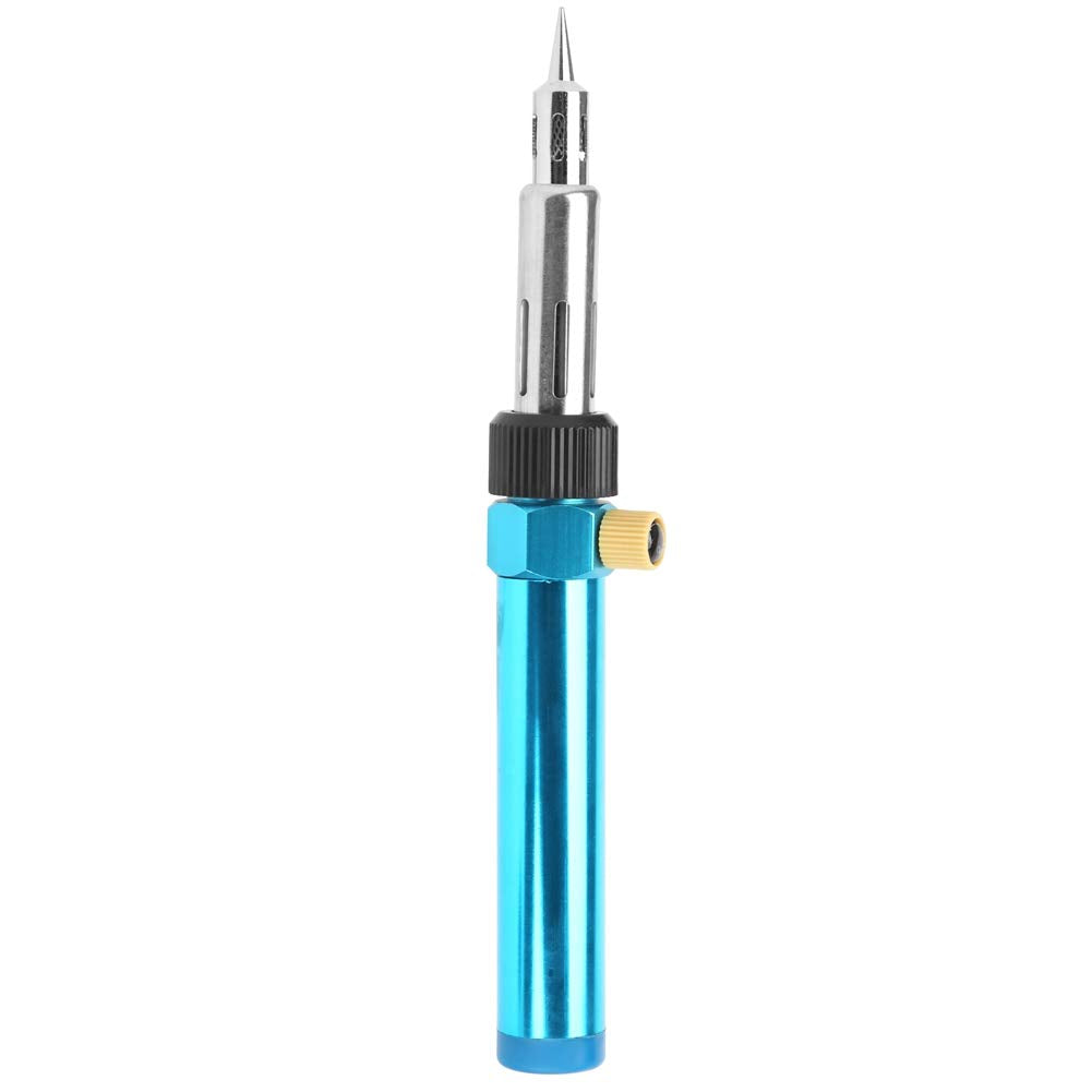 Walfront Portable Gas Soldering Iron Butane Heat Pen Pneumatic Temperature Adjustable Welding Tool Cordless Gas Soldering Iron