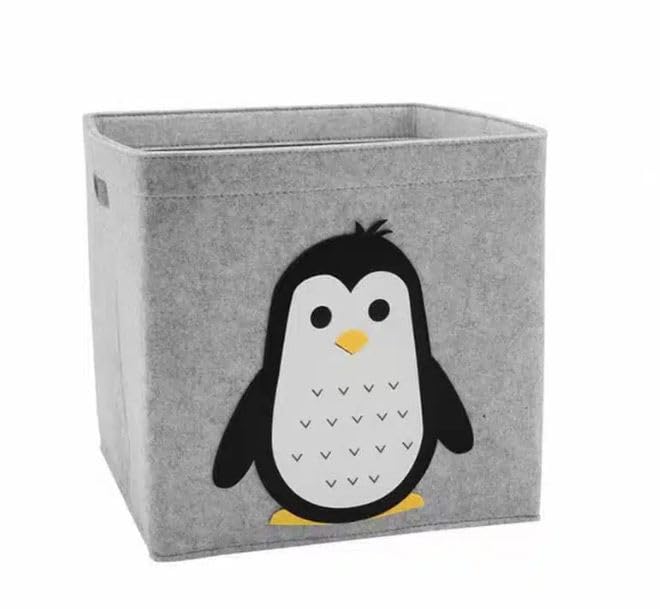 Spaceshoop Storage Basket Bins, Foldable Clothes Closet Organizer, Large Parrot Design