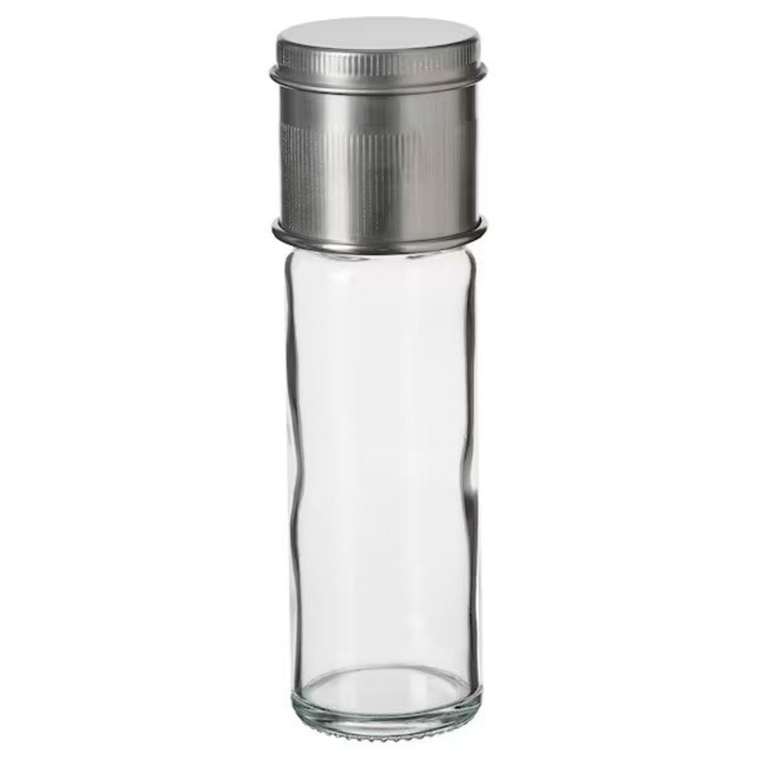Digital Shoppy CITRONHAJ Spice Mill, Clear Glass/Stainless Steel, 15 cm (6 ")
