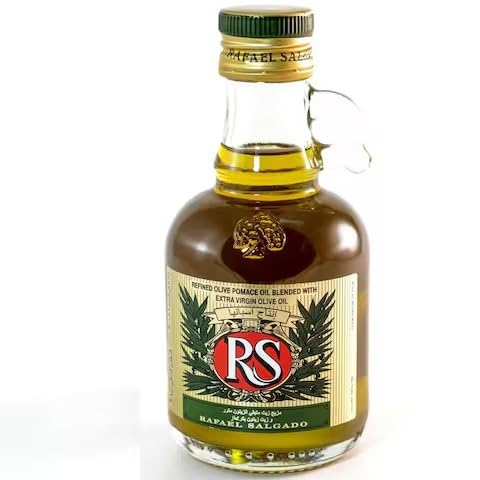 Rafael Salgado Virgin Olive Oil | First Cold Pressed Oil | Good for Salad Dressing & Flavouring | Zero Cholesterol and Trans Fat | Glass Jar - 250ml