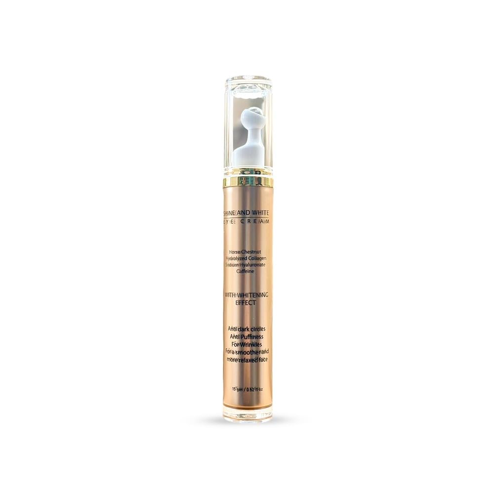 Shine & White Eye Contour Brightening under eye cream, with Anti-aging effect.