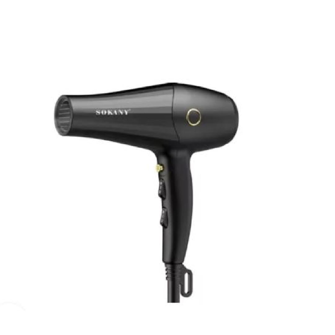 Sokany SK-2242 2600W Hair Dryer, Black/gold