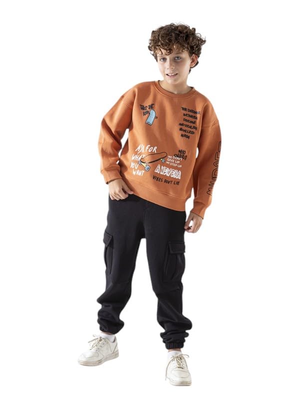 Printed Sweatshirt & Joggers Set