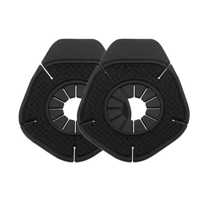 Car windshield wiper hole protective cover, black plastic blade filter, easy to install, prevents leaves and debris, Pack of 2 pcs