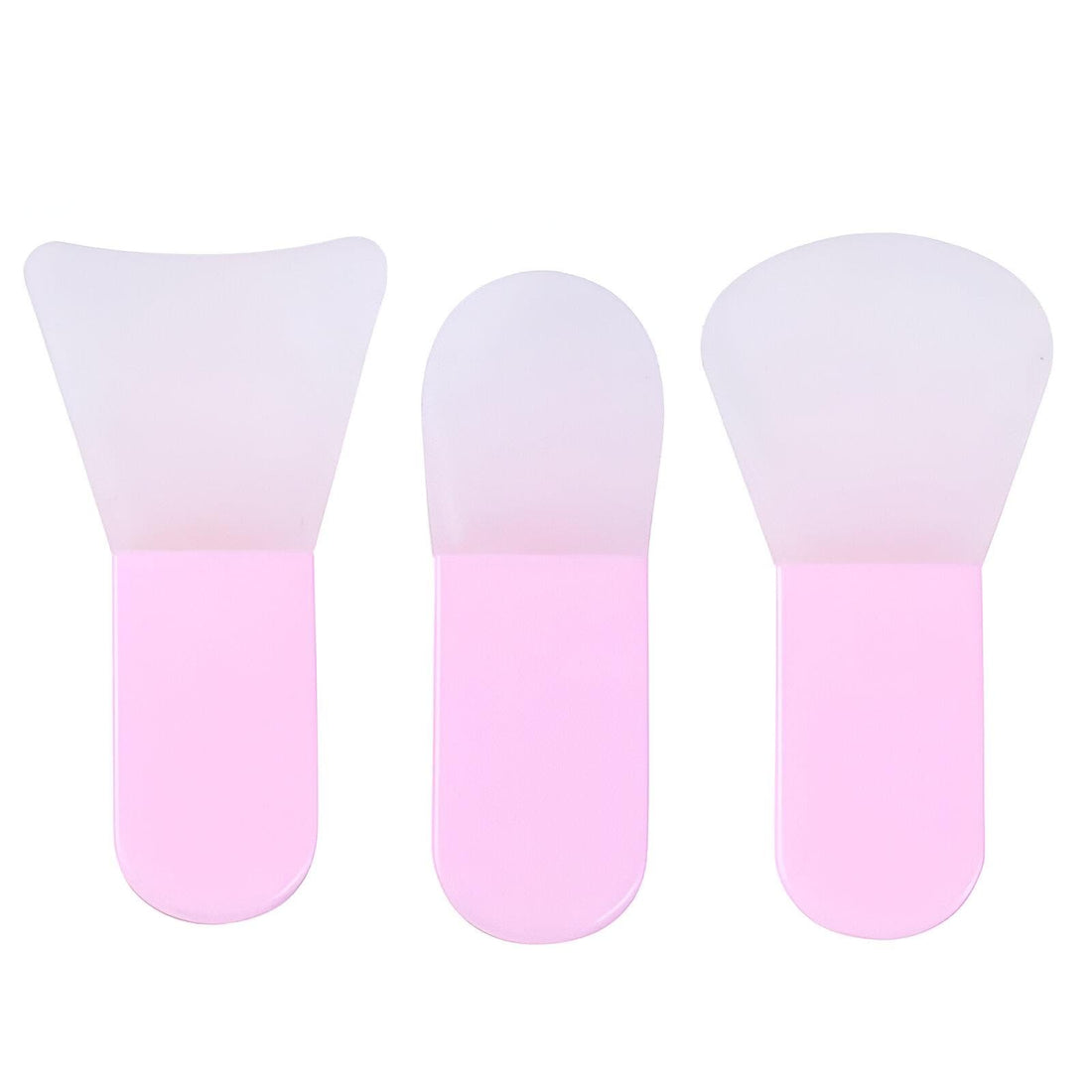 Beauty Mask Brush - Achieve a flawless finish with our 3 silicone brushes, perfect for applying makeup masks, clay masks, eye masks, and facial cleansers, ensuring a smooth and matte experience