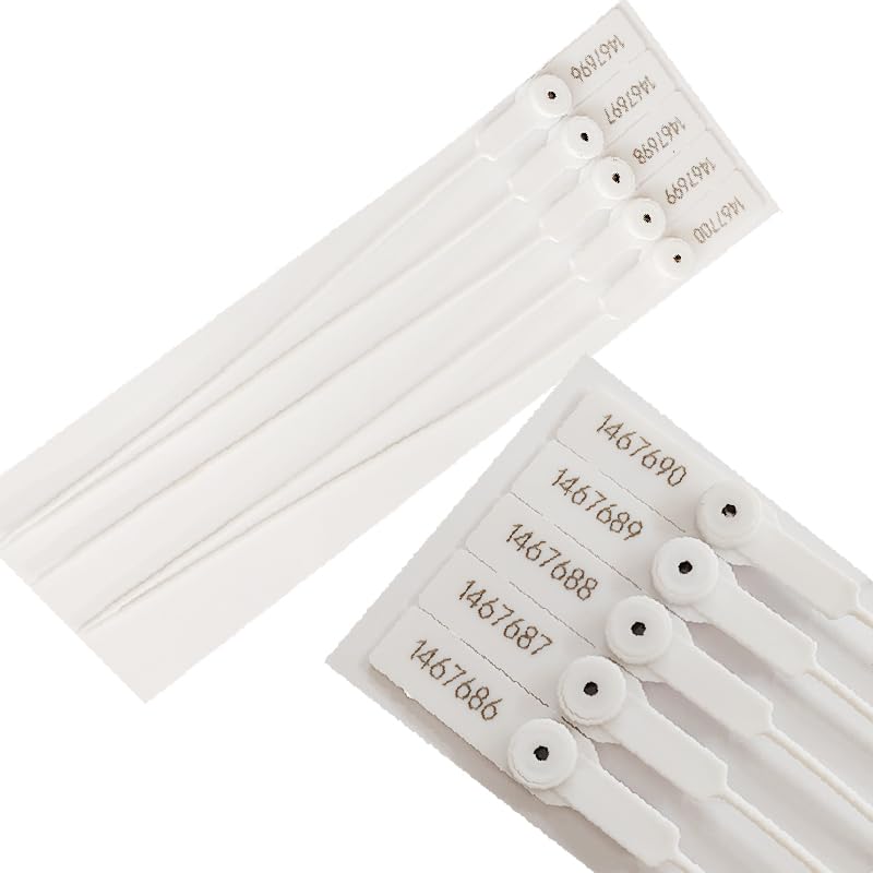 Ciel Mesril, Plastic Safety Stopper, and Secure Pull Ties Set, Multi Use (White, Length 28cm, 5 Pieces, Code:8850) - KaberMisr 2020