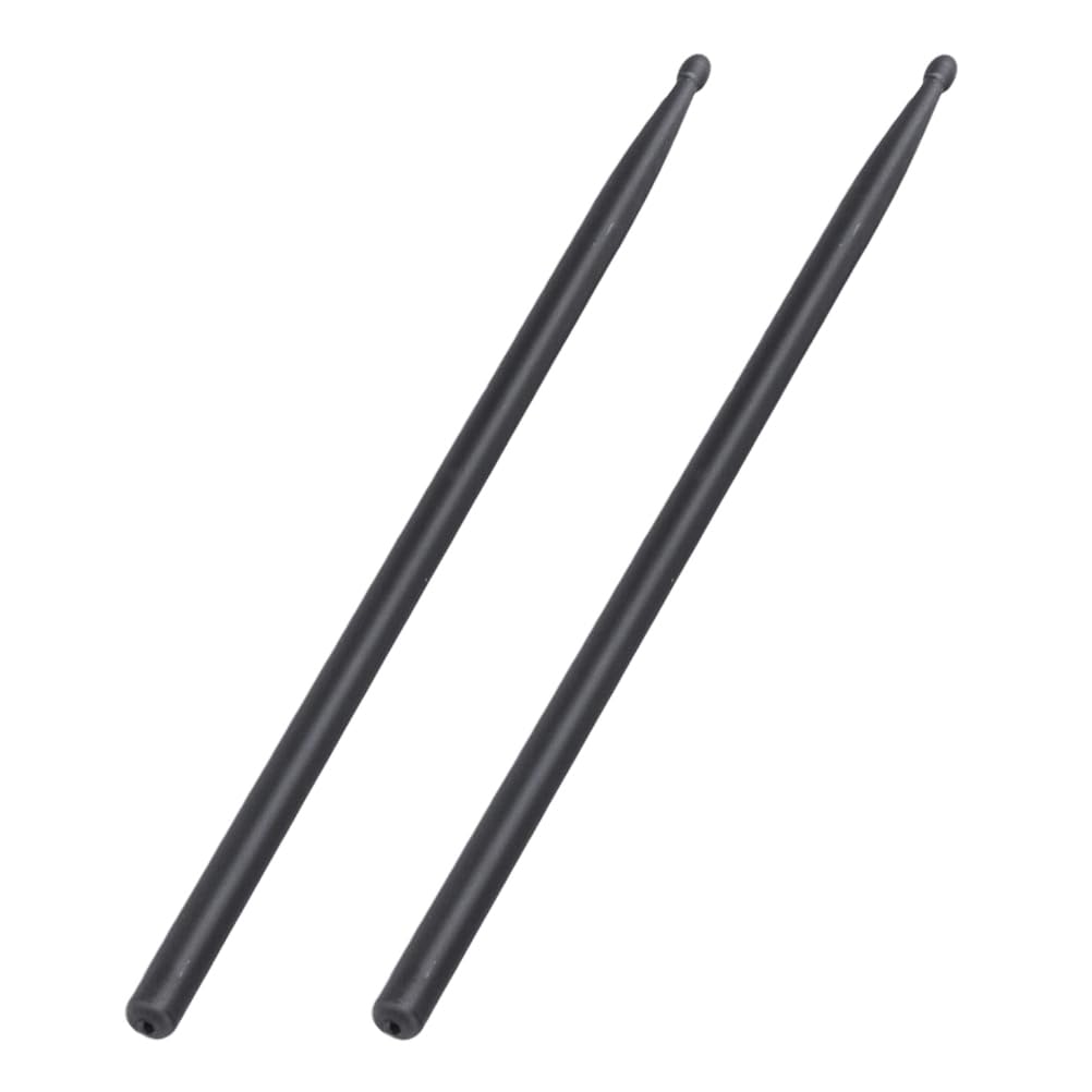 1 Pair 5A Drum Sticks Carbon Fiber Drumsticks Percussion Instrument Supplies for Student Adult Black
