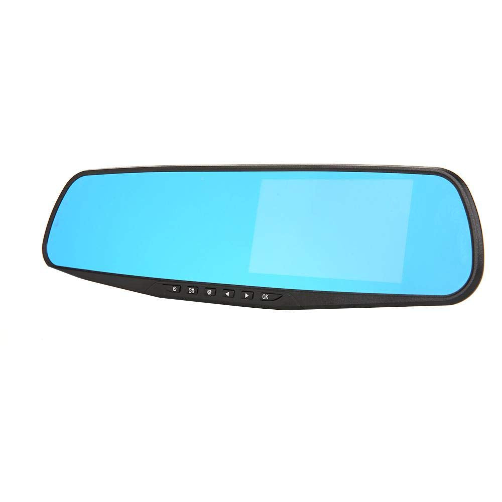 Generic 1080P Dash Cam 140 Degree Wide Angle Rearview Mirror Car Camera DVR 4.3 inch DVR Video Recorder with Night Vision G-sensor and Loop Recording