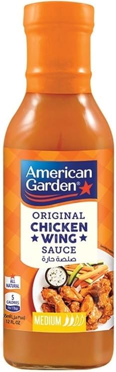 American Garden Original Chicken Wing Sauce, Medium Heat, 355 ml