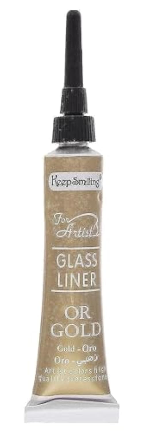 Keep Smiling Glass Liner Color HS-7906B - Gold