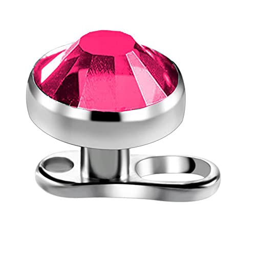 Pink Micro Dermal Anchor Piercing Jewellery (2724656506256)