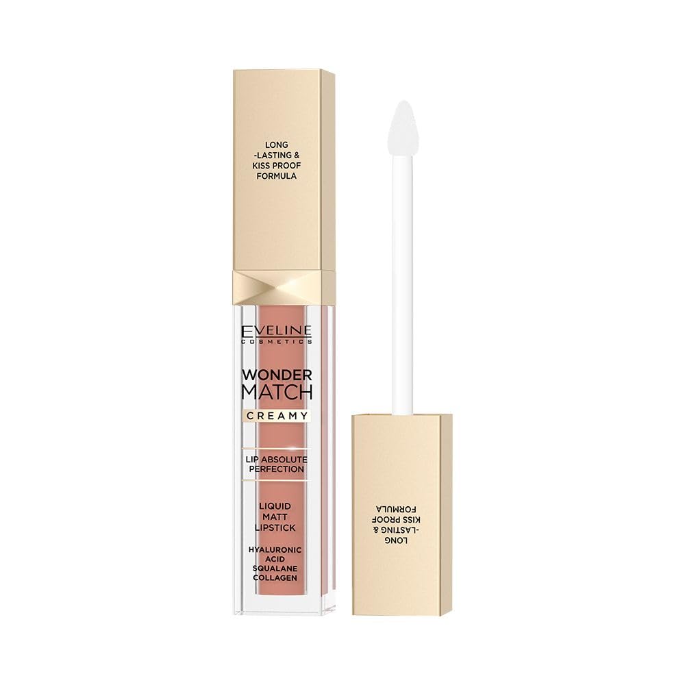 Eveline Wonder Match Liquid Matt Lipstick - 11 MILKY NUDE