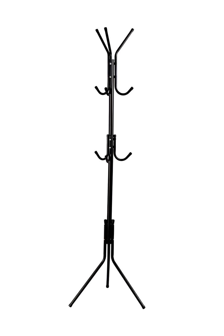 Relationship Clothes And Coat Functional Hook Stand With 12 Hook, Ideal For Organizing Your Entrance, Holds Stylish Coats, Umbrellas And Accessories With Solid Base