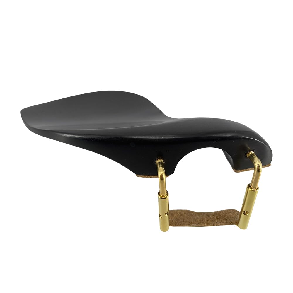 Violin Chin Rest 4/4 Full Size Ebony Wood Violin Bracket With Chin rest Clamp Fiddle Right Hand
