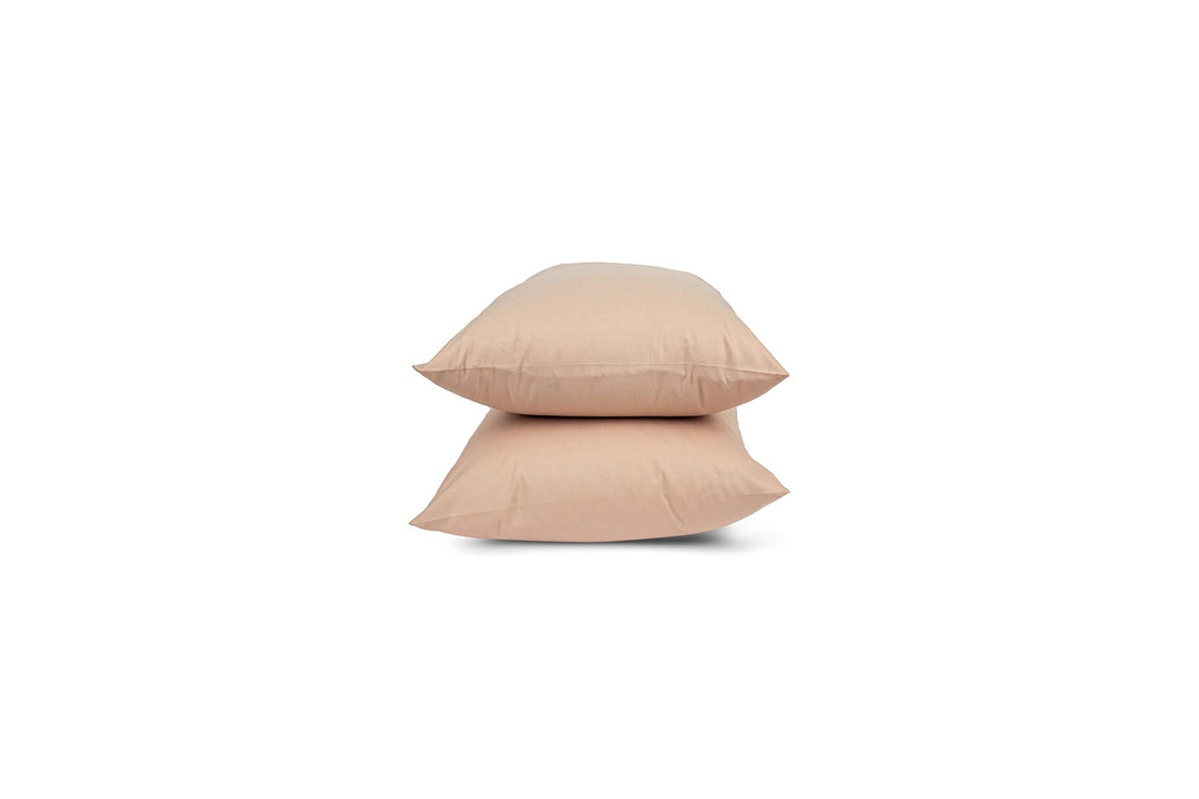 Home of linen-Cotton Pillow Case set, Size 50*70cm, Beige
