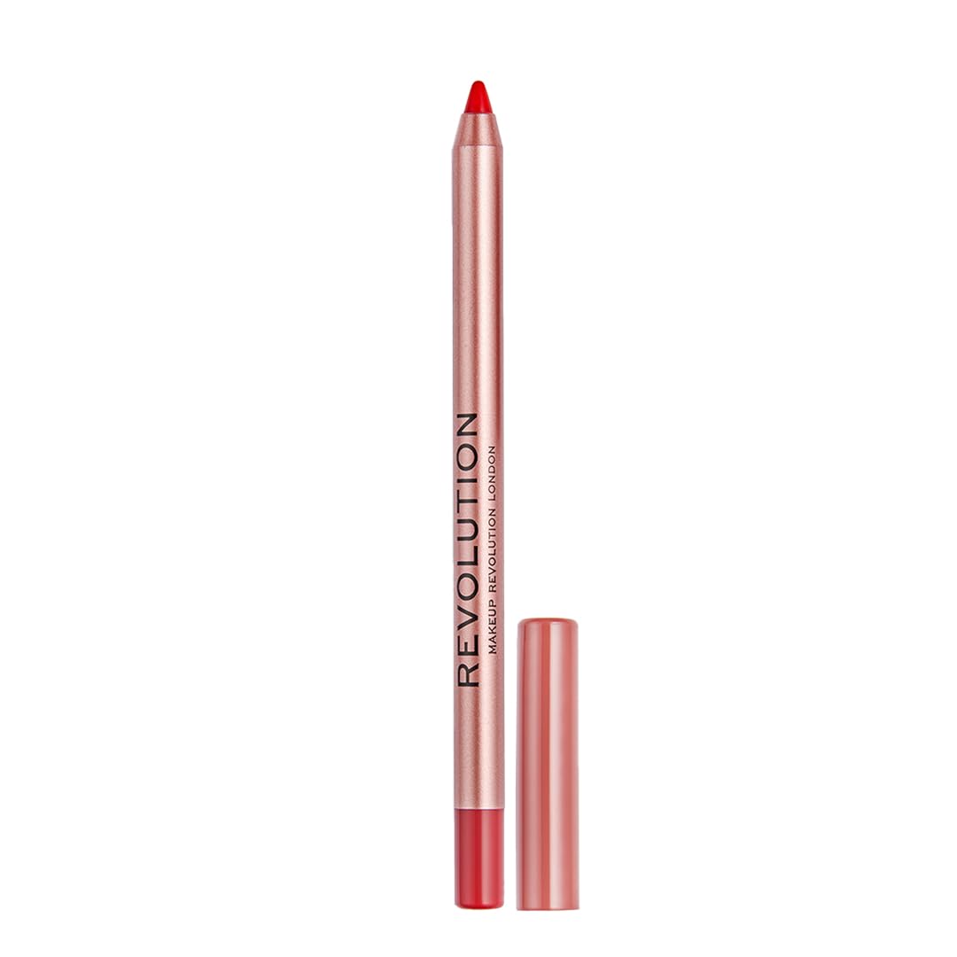 Revolution Satin Kiss Lipliner Ruby Red
