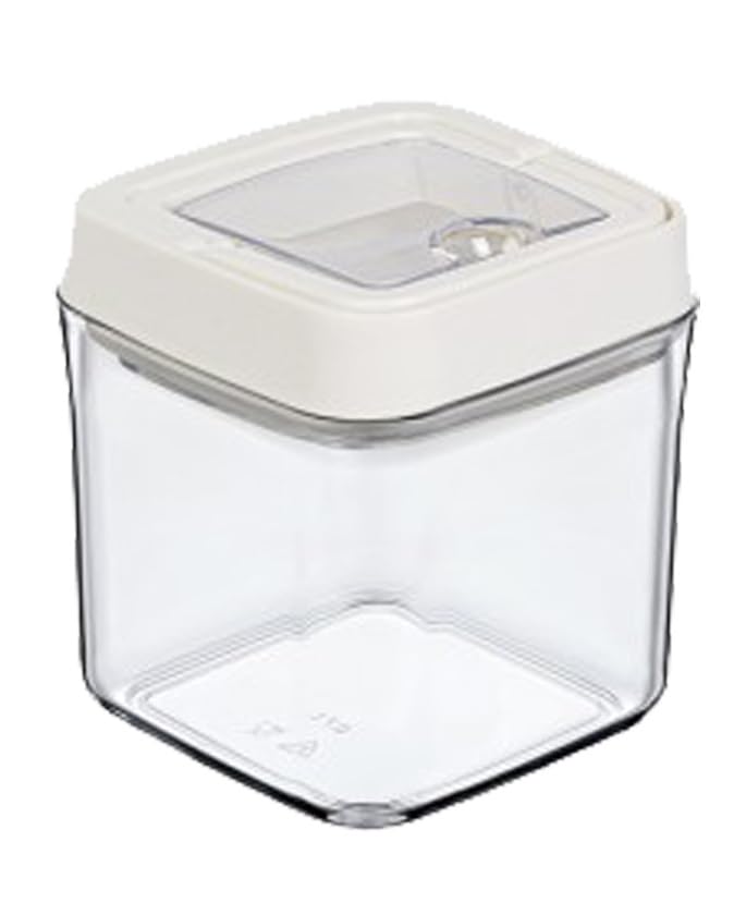 Free Cook Acrylic Legume Container with White Lid – 700 ml, OKY-220-Multicolor