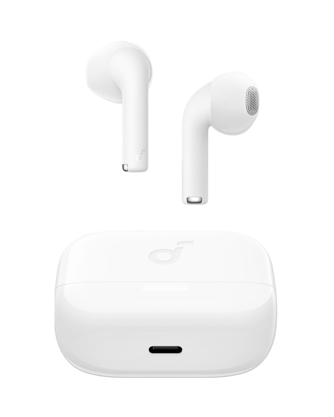 soundcore K20i by Anker, Semi-in-Ear Earbuds, Bluetooth Wireless, 36H Playtime, Fast Charge, Clear Sound, ENC 2-Mic Clear Calls, Custom EQ, IPX5, Bluetooth 5.3, App Control, White, 18 Months Warranty