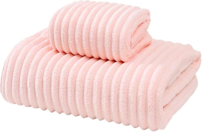 Soft Microfiber Plush Cloth Set – 5 High-Absorbency 30×30 cm Towels for Kitchen Cleaning, Bathroom Surfaces, Glass Polishing, Car Use & Gentle Skin Care