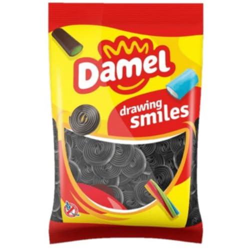 DAMEL Rotella Licorice Gummies Spanish Candy Luxury 1kg