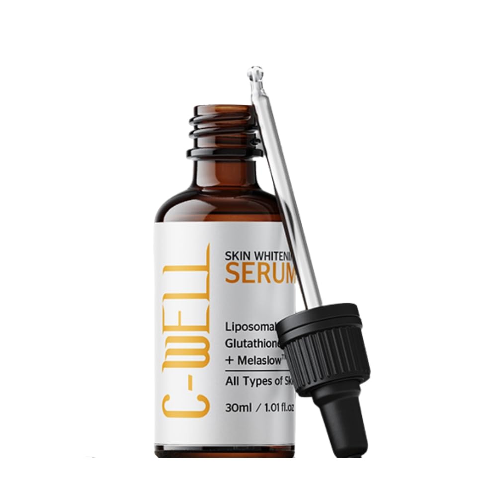 C-Well Vitamin C Serum - 30 ml - with Glutathione - Collagen and Hyaluronic Acid - Vitamin A - Deep Hydration - Promotes an even skin tone and enhances healthier skin radiance