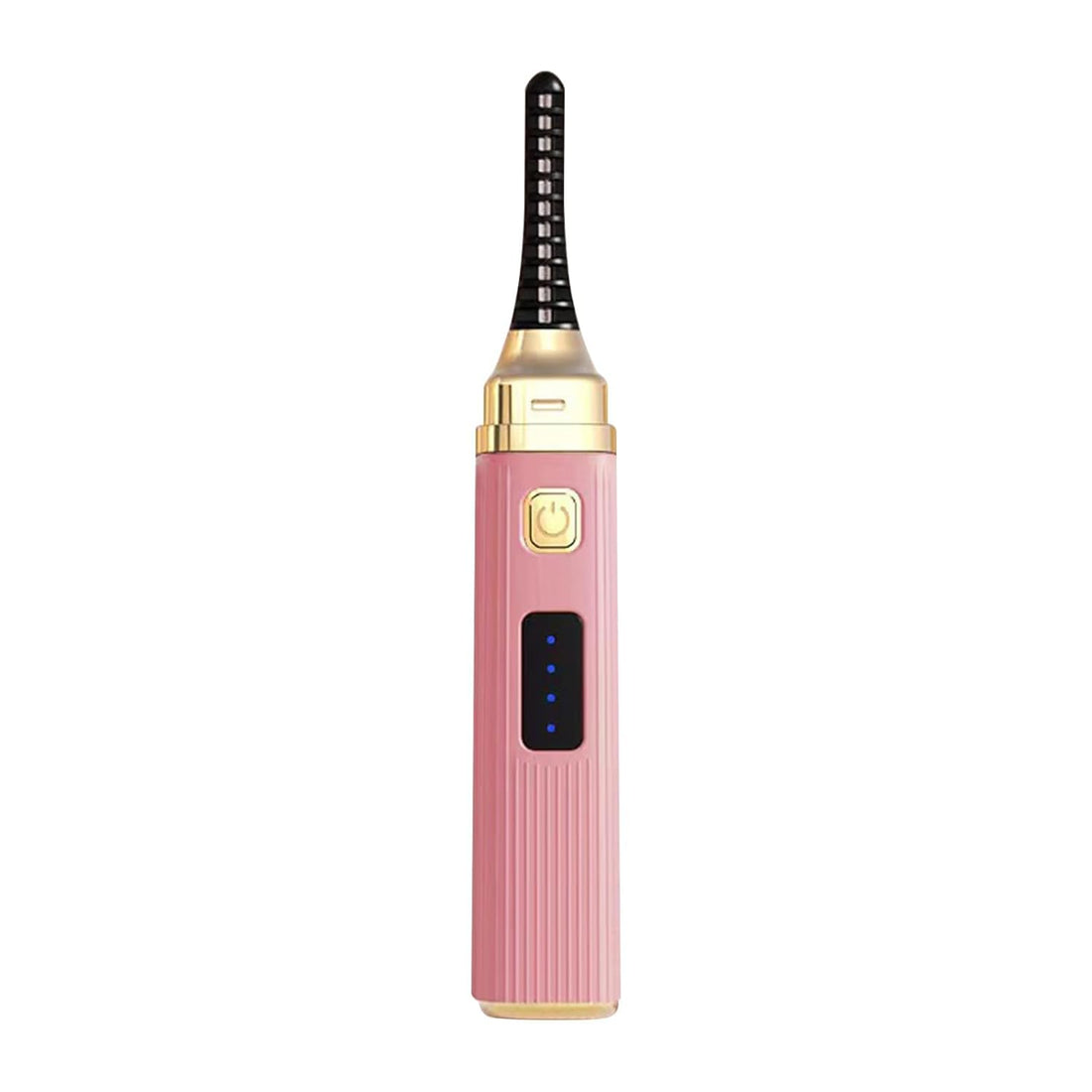 Heated Eyebrow Trimmer, LCD Display, 2 Temperature Modes, Painless Hair Removal (Pink)