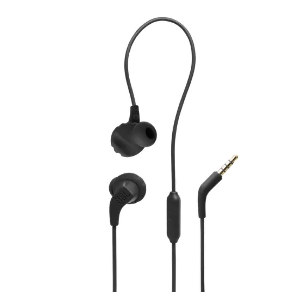 JBL Endurance Run 2 Wired in-Ear Headphones, Black