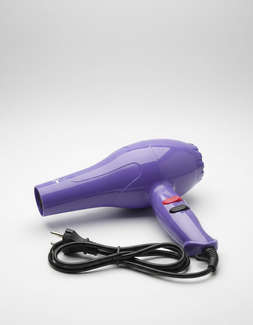 Professional Hair Dryer, Powerful, Black with Ergonomic Handle - Compact Travel Size (3000W) (Multicolor)