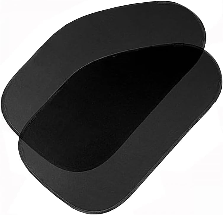 Car Side Window Sun Shade Blocks 99% of Harmful UV Rays, Sun Protection and Glare for Your Kids (Adhesive Side Sun Shade, 2 Pack) - by Nesmah Store