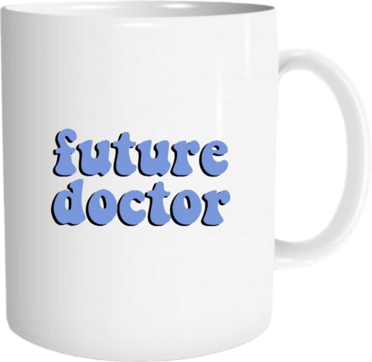 future doctor Mug with assorted print, white ceramic