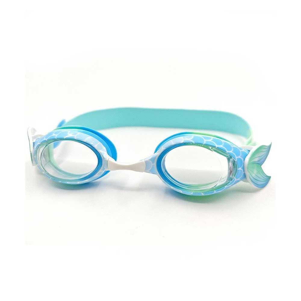 Kids Swim Goggles with UV Protection, Anti Fog, Adjustable Strap, Ages 3-14 Years Old Boys Girls
