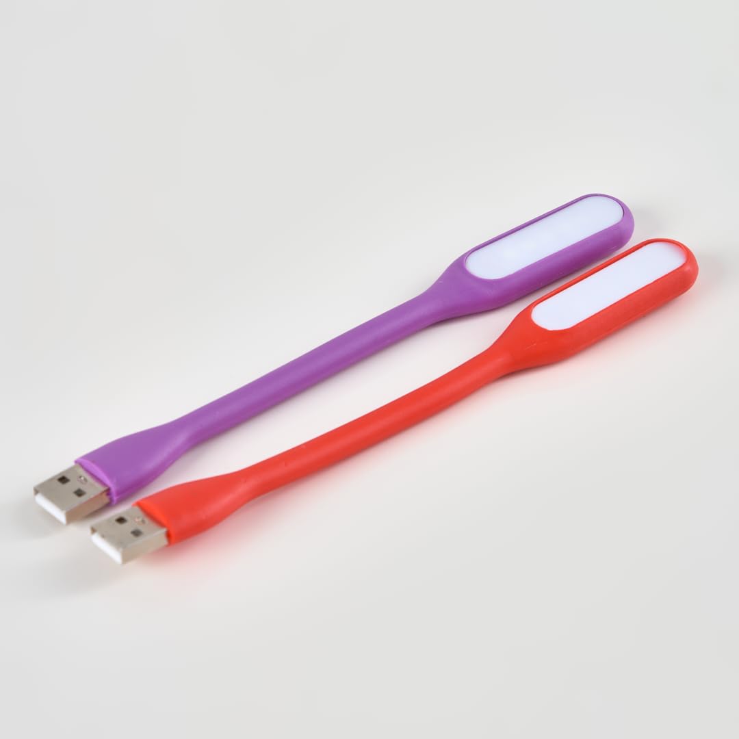 Bundel 2 Flexible Mini USB LED Light Lamp for Laptop, Keyboard, Power Bank, Selfie Mobile Flash or Reading Lamp NAGFA SHOP