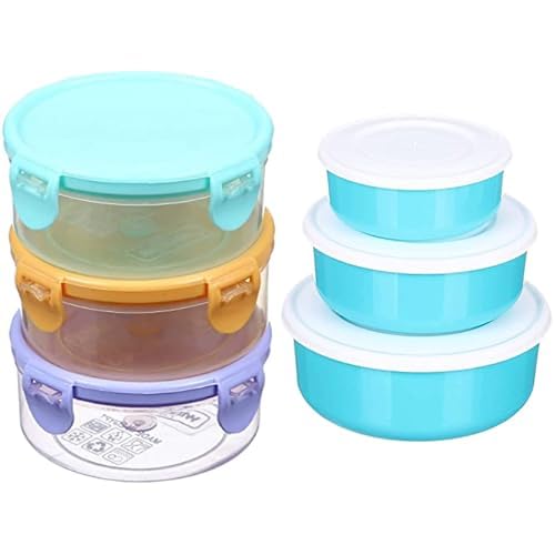 winnerplast Weiner blast plastic food container 3 piece set - colors vary+Maxblast 3-piece food box set, multi