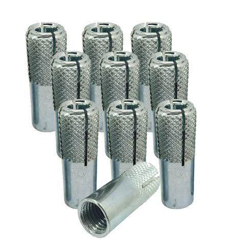 Fisher Akmon Galvanized Metal Stainless Steel Non-Rust Fastening Screws - Size 6mm - 10 Pieces - Kaber Egypt 2020