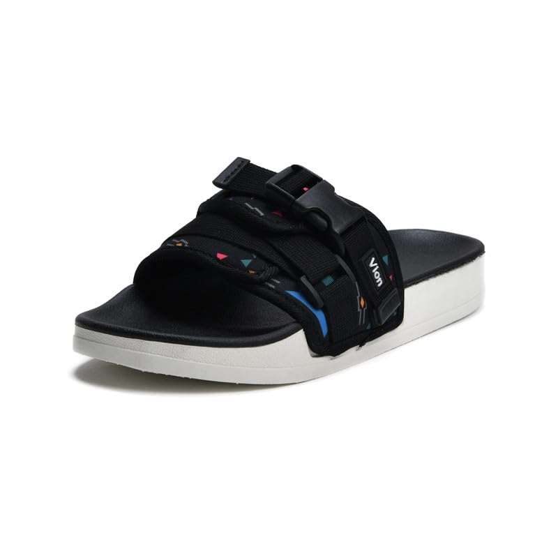 VION Bugatti Men's Comfortable Slide Slippers - Stylish, Durable, Lightweight & Easy to Wear