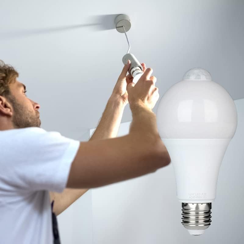 Generic Smart Light 12V LED Bulb - Motion Sensor (White & Yellow) - 50K Lumen, 50W, 12V, 50000Hrs, Outdoor, Contemporary Style