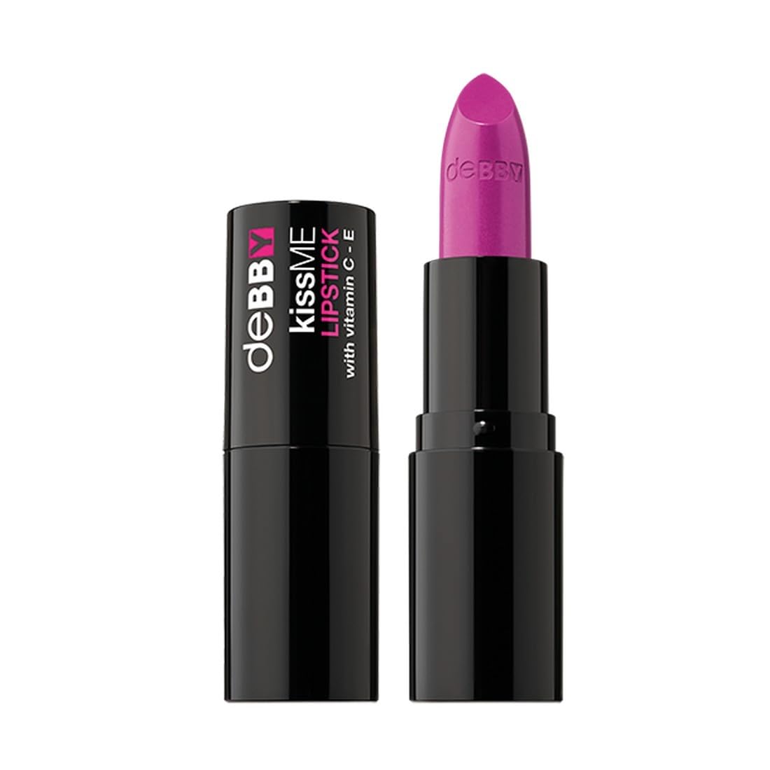 Debby Kiss Me Lipstick with Vitamin C, E 14 Vibrant Magenta