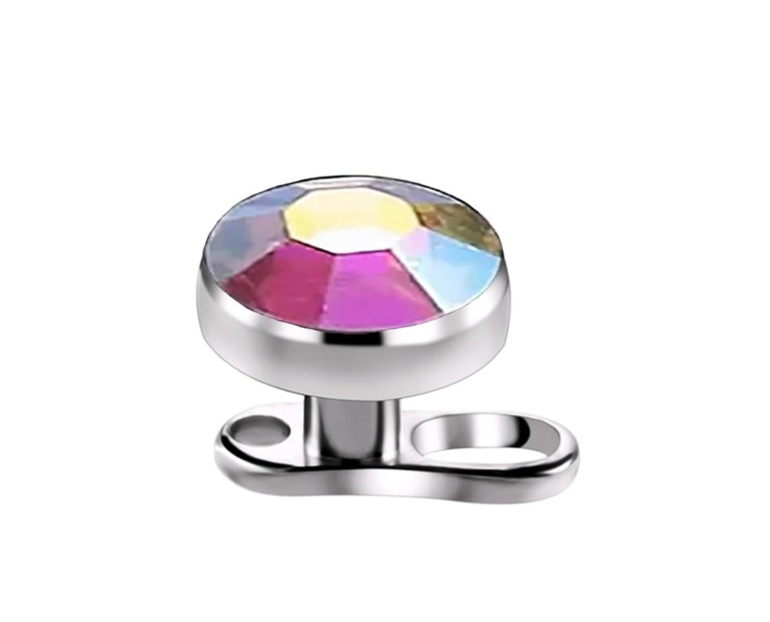 Microdermal Gem Dermal Anchor Piercing Jewelry - Aurora