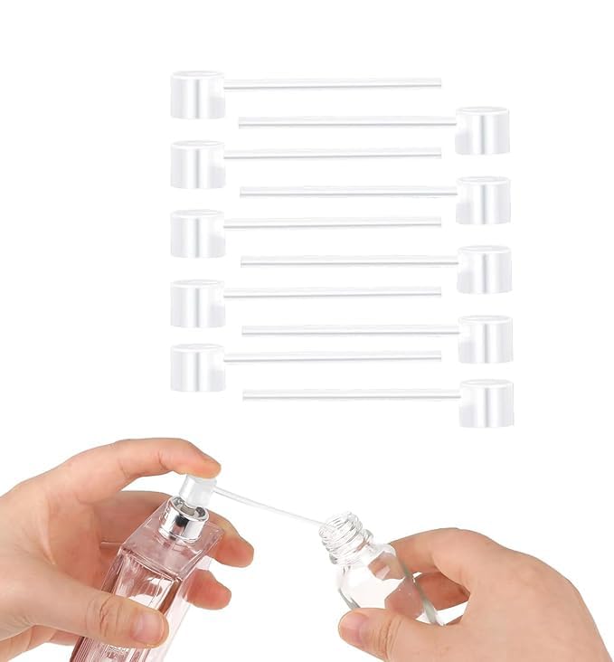 10 pcs Perfume Dispenser Pump, liquid Refill Pump Transfer Tool, for Travel Refillable Perfume Atomizer Spray Bottle, for Lotion, Soap Oil