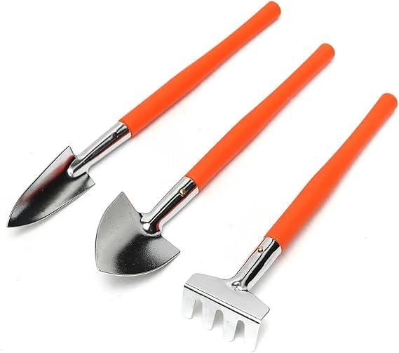 Gardening Tools, Set of 3, Garden Tools Set, Hand Tools, Gardening Supplies, Gardening Tools Set, Beginner Set, Kids