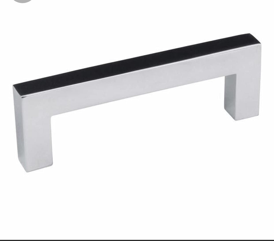 Glittering Silver 12" Stainless Steel Door Handle Egyptian Made