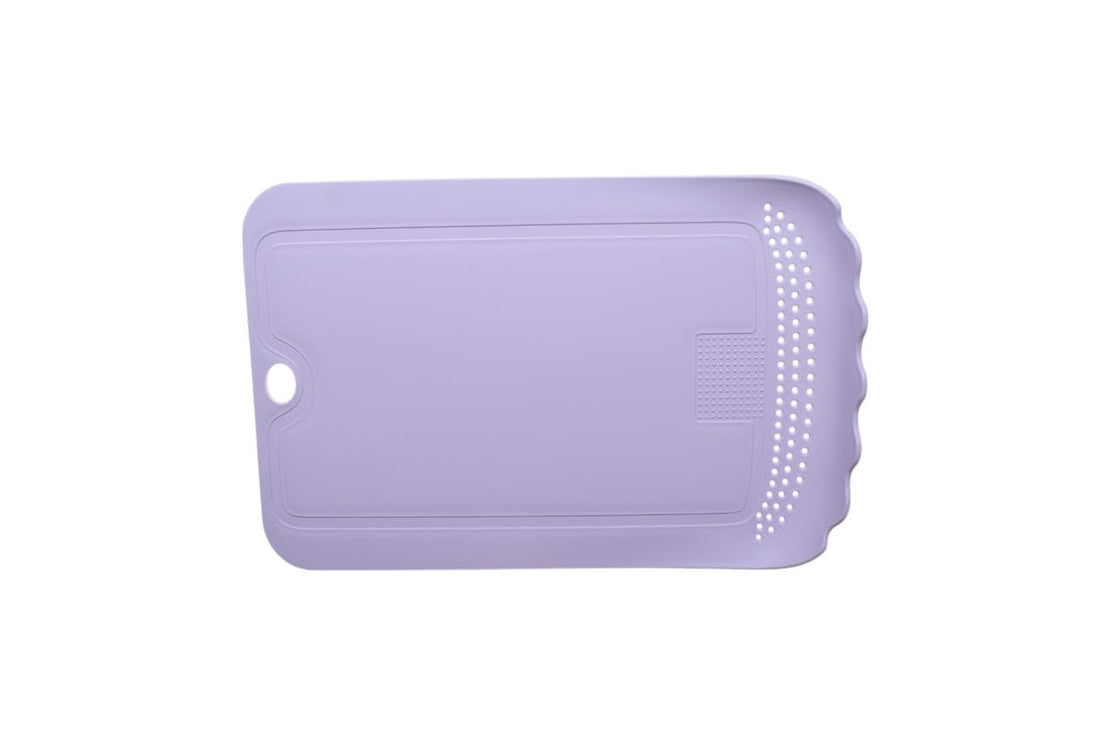 Plastic Cutting Board, Large - Purple