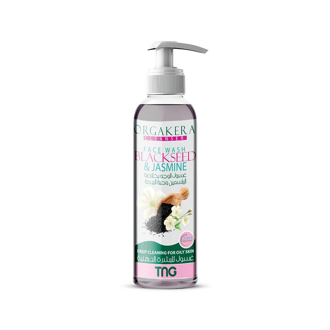cleanser face wash black seed&jasmine deep cleaning for oily skin-24h moistrise-250ml