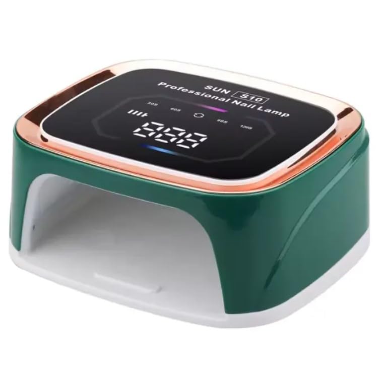 Nail Dryer Led UV Lamp, Nail Dryer Machine, Led Nail Dryer, 108W LED UV Nail Dryer - Professional Gel Polish Curing Lamp with 36 LEDs, SUN S10 (Green)