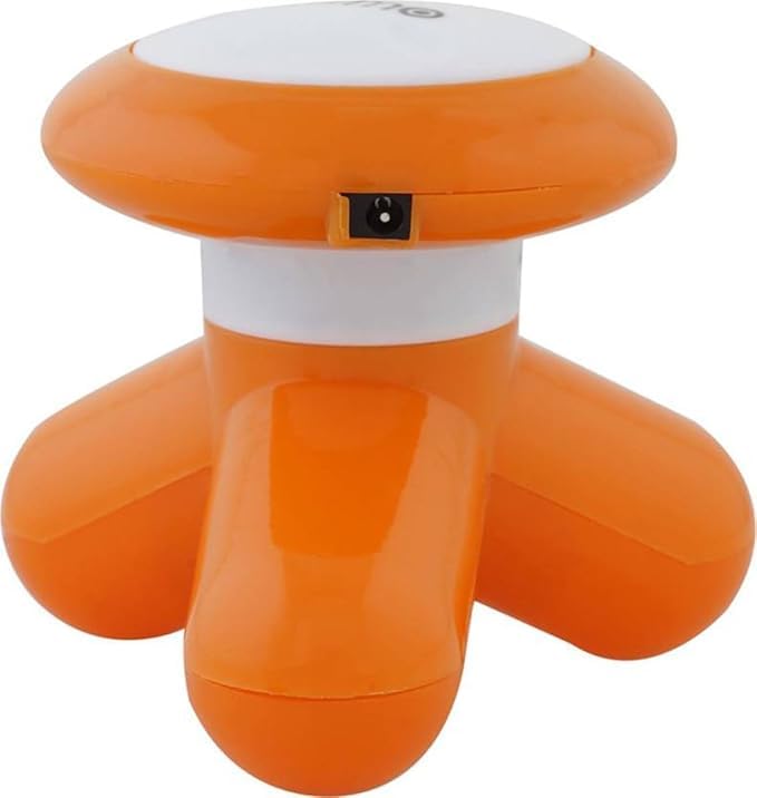 Portable Electric Massage Gun, Three-Arm Design, Relaxation and Stress Relief Anytime Anywhere Provides Effective and Comfortable Massage for Various Body Areas, Compact and Lightweight (Orange)
