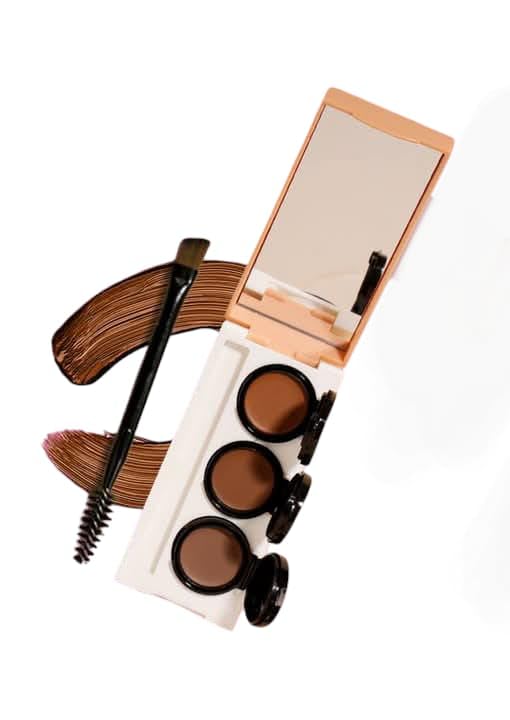 3 shades gel eyebrow corrector with brush